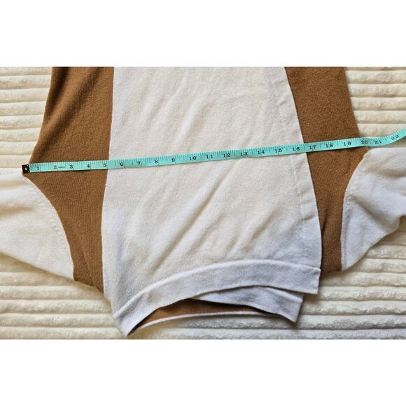 Magaschoni Cashmere Two Tone Open Draped Cardigan Sweater - Picture 9 of 11